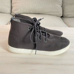 Allbirds Mens Tree Toppers Lace Up High Top Sneakers Washable In Gray Size 11